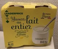 Mängden socker i Yaourts au lait entier saveur citron