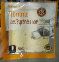Mängden socker i Tomme des pyrenees IGP