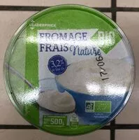 Mängden socker i Fromage frais nature Bio 3,2% matière grasse