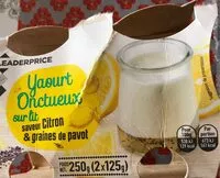 Mängden socker i Yaourt saveur citron graines de pavot