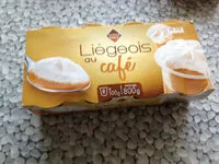 Mängden socker i L.P Liegeois Cafe