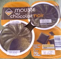 Mängden socker i Mousse au chocolat noir