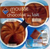 Mängden socker i Mousse au chocolat au lait Leader Price