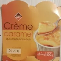 Mängden socker i Crème caramel aux œufs extra-frais
