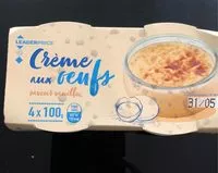 Mängden socker i Crème aux oeufs saveur vanille