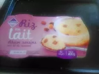 Mängden socker i Riz au Lait Rhum Raisins sur Lit de Caramel