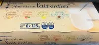 Mängden socker i Yaourts au lait entier