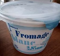 Mängden socker i Fromage blanc 2,8% MG