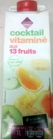 Mängden socker i Cocktail vitaminé aux 13 fruits