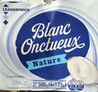 Mängden socker i Blanc onctueux