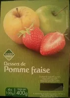 Mängden socker i Dessert de pomme fraise