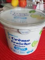 Mängden socker i Crème fraîche épaisse légère