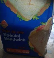 Mängden socker i Pain de mie spécial sandwich