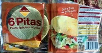 Mängden socker i 6 Pitas