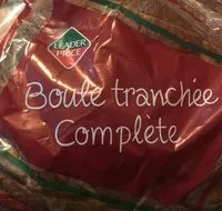 Mängden socker i Boule Tranchée Complète