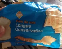 Mängden socker i Pain de mie - Longue conservation