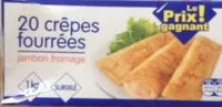 Mängden socker i Crêpes Fourrées Jambon Fromage
