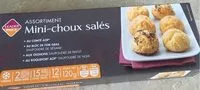 Mängden socker i Assortiment mini-choux salés