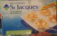 Mängden socker i Mini Coquilles Saint-Jacques à la Fondue de Poireaux