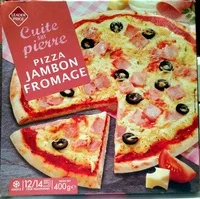 Mängden socker i Pizza Jambon Fromage, Cuite sur pierre