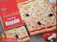 Mängden socker i Pizza royale familiale