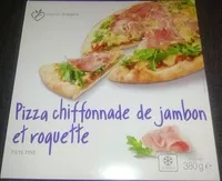 Mängden socker i Pizza chiffonnade de jambon et roquette, Surgelé