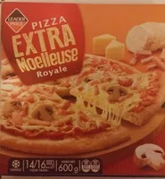 Mängden socker i Pizza extra moelleuse royale