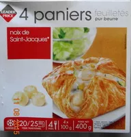 Mängden socker i Paniers feuilletés noix de Saint-Jacques* 