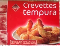 Mängden socker i Crevettes Tempura Surgelées