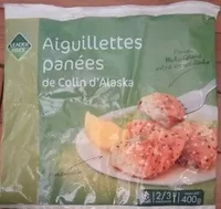 Mängden socker i Aiguillettes panées de Colin d'Alaska, Surgelé