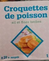 Mängden socker i Croquettes de poisson