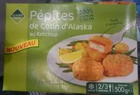 Mängden socker i Pépites de Colin d'Alaska au Ketchup
