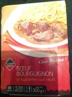 Mängden socker i Bœuf Bourguignon et Tagliatelles aux Œufs, Surgelé