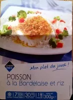 Mängden socker i Poisson à la Bordelaise et riz
