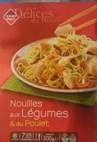 Mängden socker i Nouilles aux Légumes et au Poulet