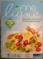 Mängden socker i Tagliatelles sauce pesto et noix de Saint Jacques*, Surgelé