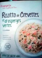 Mängden socker i Risotto de crevettes et d'asperges vertes à la crème