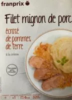 Mängden socker i Filet Mignon de Porc Écrasée de Pommes de Terre