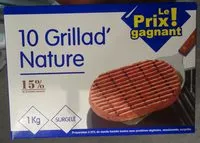 Mängden socker i 10 Grillad' Nature