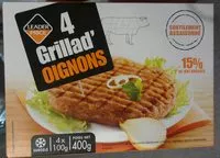 Mängden socker i 4 Grillad' Oignons