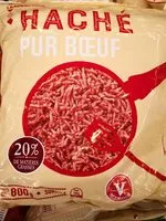 Mängden socker i Haché pur bœuf