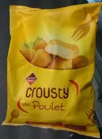 Mängden socker i Crousty de Poulet