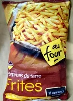 Mängden socker i Pommes de terre Frites au four