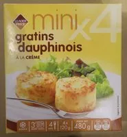 Mängden socker i 4 Mini Gratins Dauphinois à la Crème