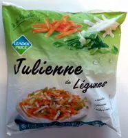 Mängden socker i Julienne de légumes
