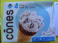Mängden socker i 4 Cônes Noix de coco