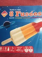Mängden socker i Glace à l'eau