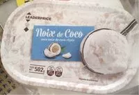 Mängden socker i Glace noix de coco