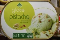 Mängden socker i Glace pistache avec éclats de pistache