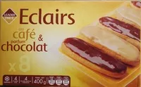 Mängden socker i Eclairs au Café & parfum Chocolat